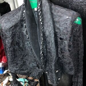 Sue  Wong Black Lace Women's Jacket